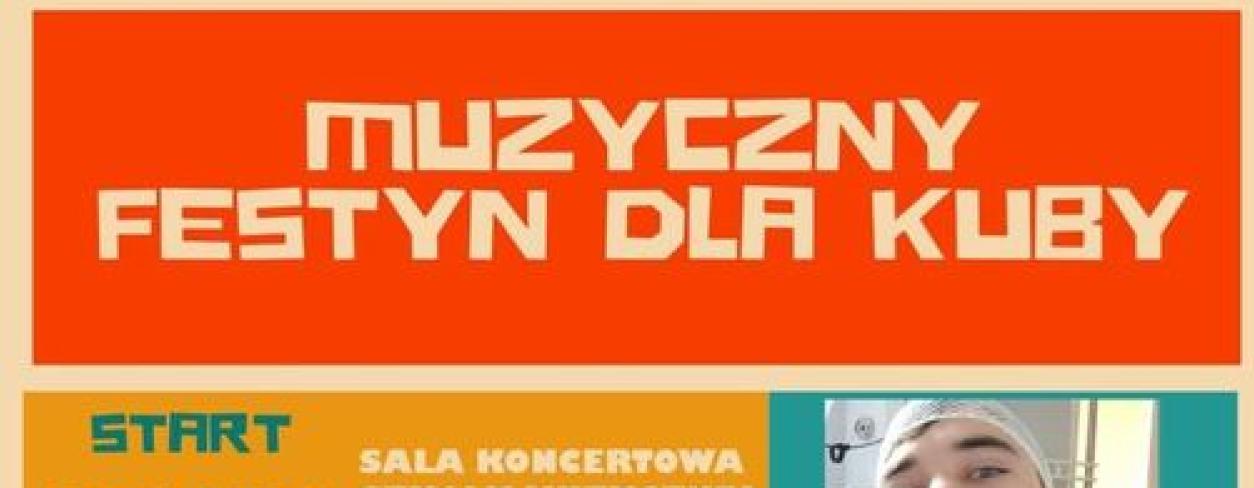 Plakat z programem Festynu Muzycznego dla Kuby 