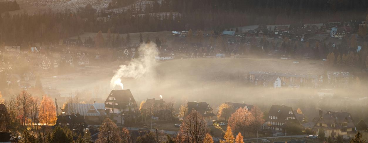 smog nad miastem