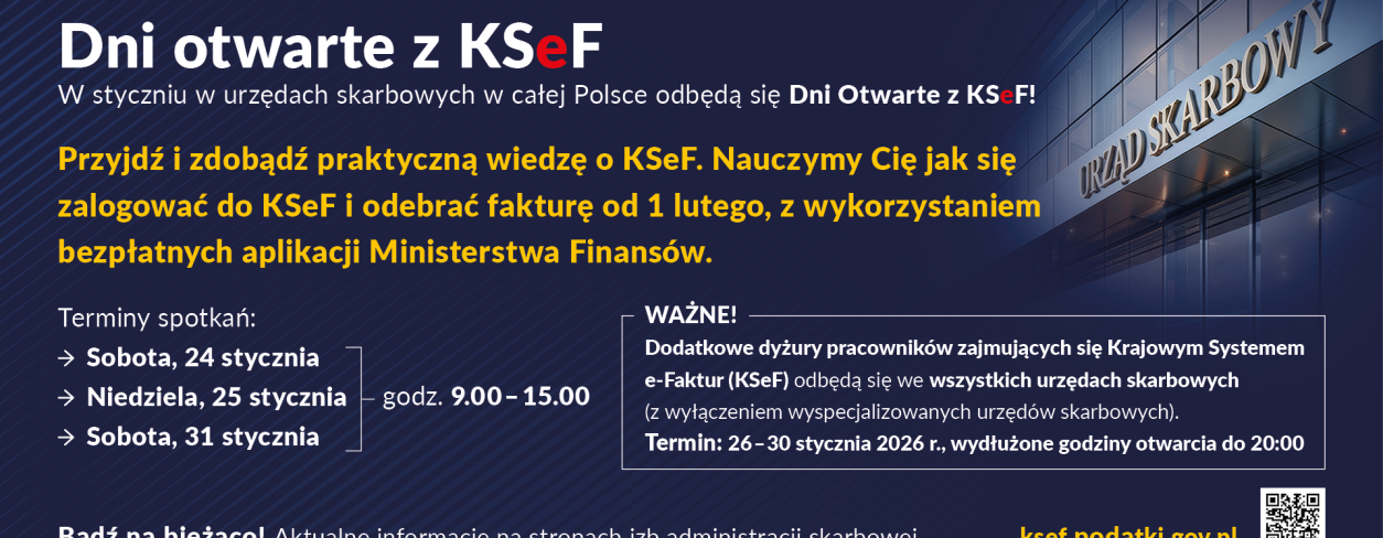 Grafika informacyjna o KSeF