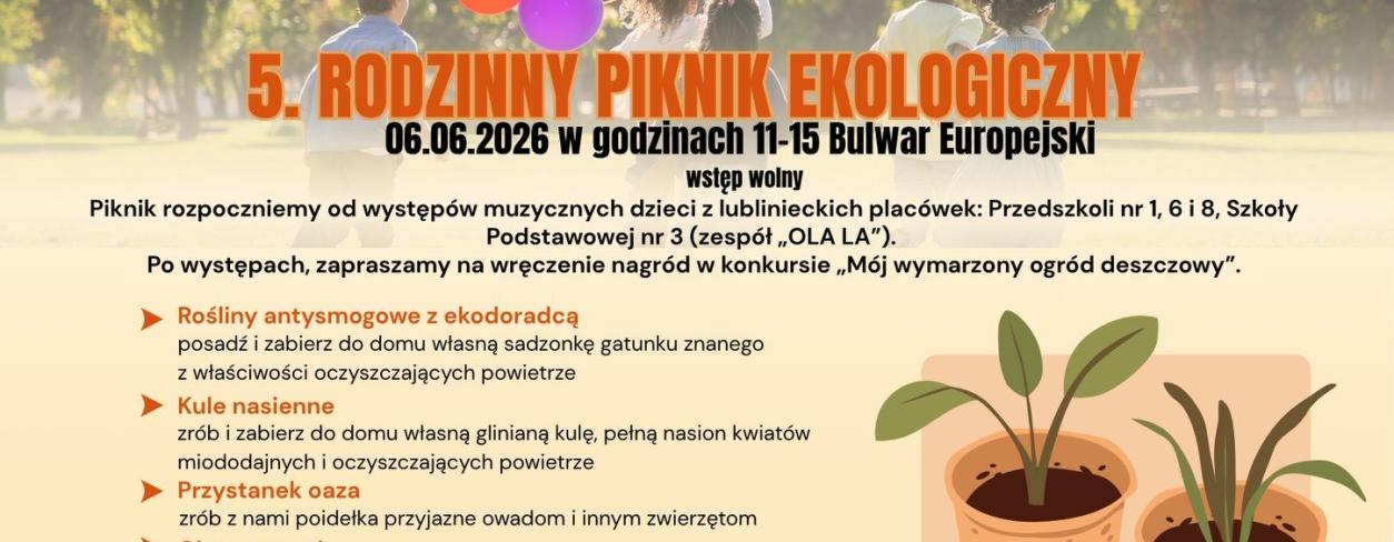 Grafika z informacją o pikniku 