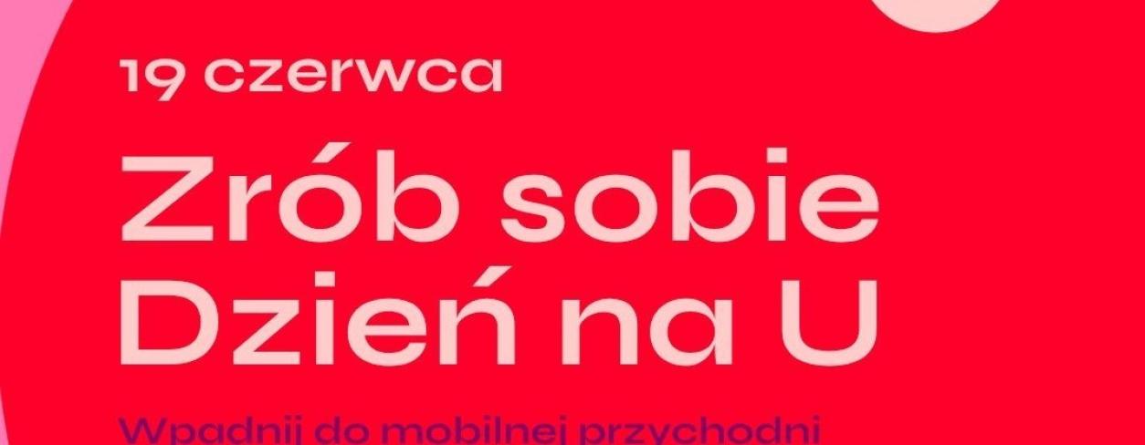 Nazwa akcji na czerwonym tle 