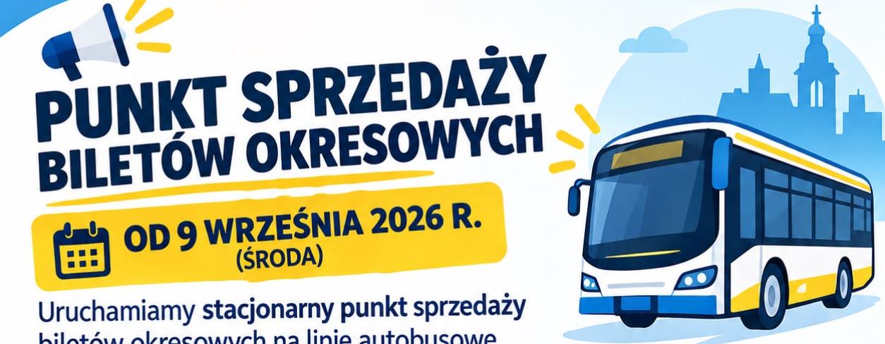 Autobus oraz informacje na temat punktu stacjonarnego 