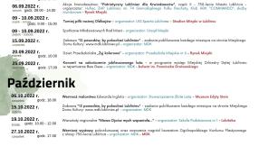 Program obchodów Jubileuszu na miesiąc wrzesień oraz październik - dostępnym do pobrania w formacie pdf w załaczniku