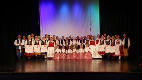 cały zespół HAlki wszystkie seckje na scenie po wsółnym jubileuszowym koncercie