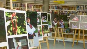 wernisaż wystawy Czesławy Włuki- Noc bibliotek "Folk na tak"