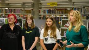 wernisaż wystawy Czesławy Włuki- Noc bibliotek "Folk na tak"